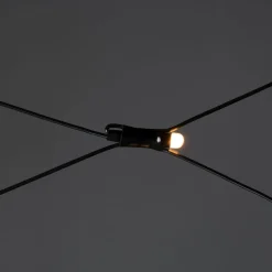 LED lichtgordijn voor buiten, 150x250cm, oranje