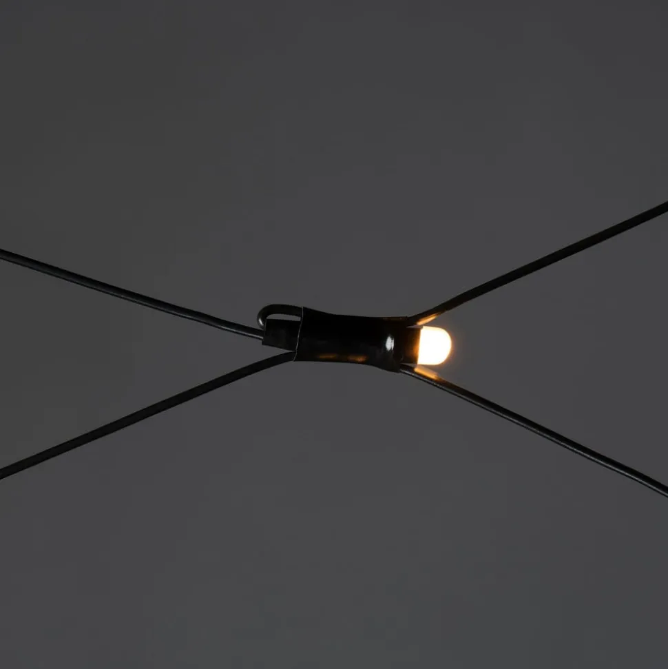 LED lichtgordijn voor buiten, 150x250cm, oranje