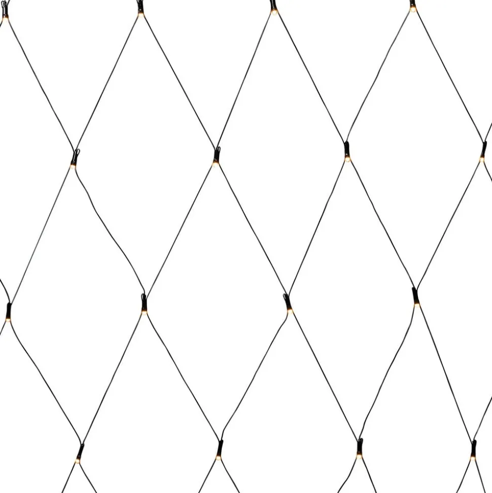 LED lichtgordijn voor buiten, 150x250cm, oranje