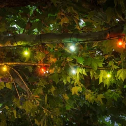 LED lichtketting biergarten uitbreiding, kleurrijk