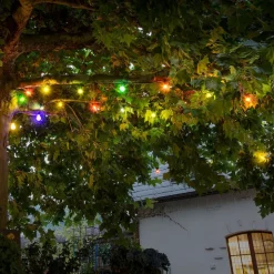 LED lichtketting biergarten uitbreiding, kleurrijk