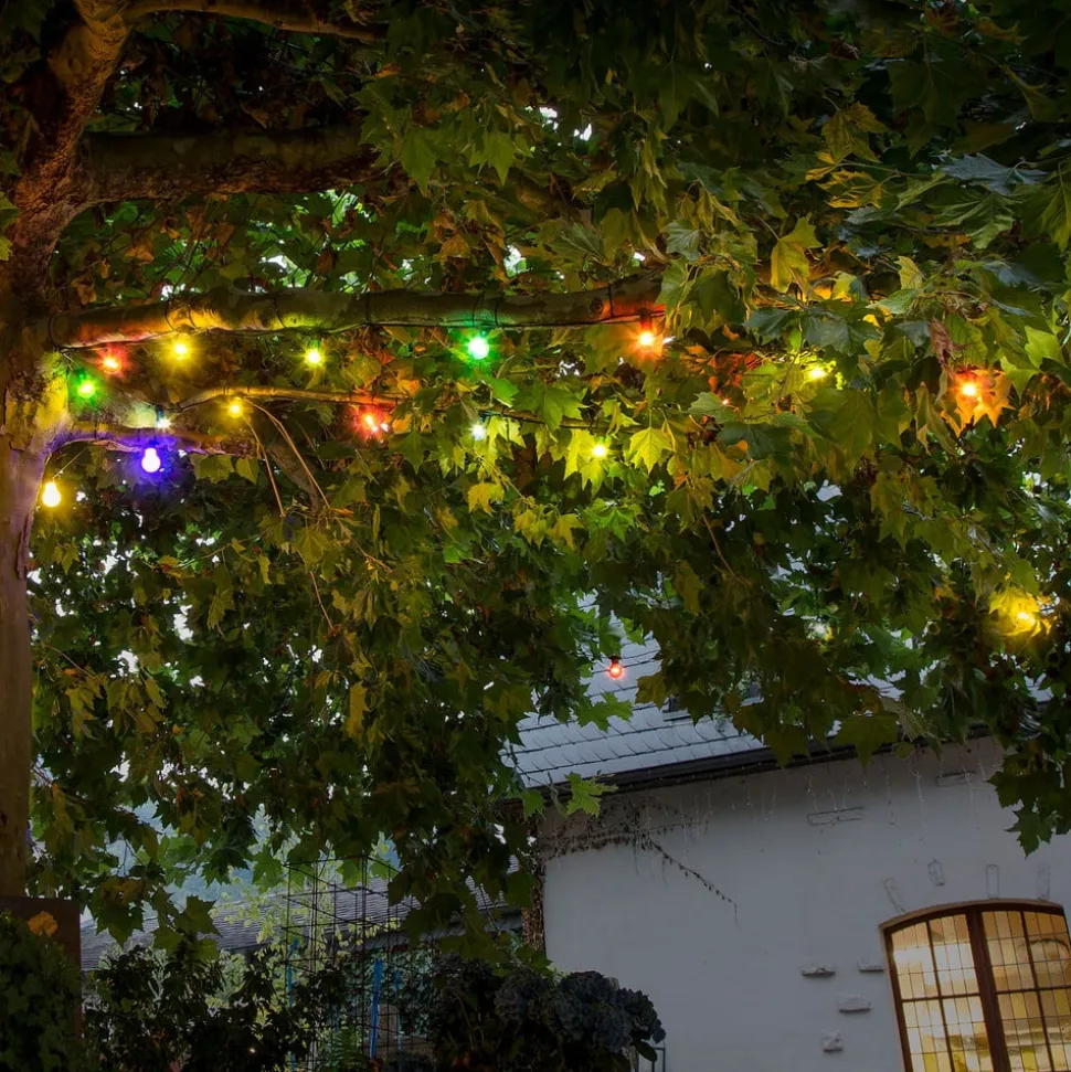 LED lichtketting biergarten uitbreiding, kleurrijk