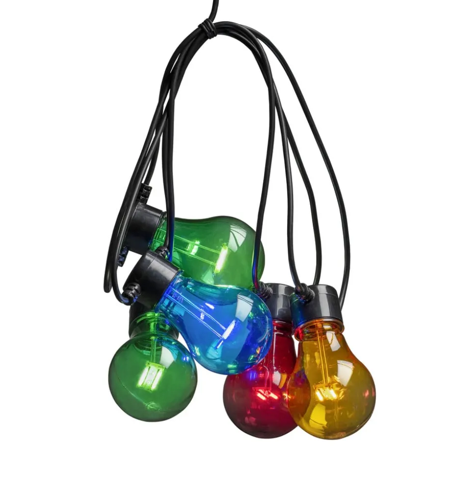 LED lichtketting biergarten uitbreiding, kleurrijk