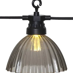 LED lichtketting Circus Shade met 12 kappen grijs