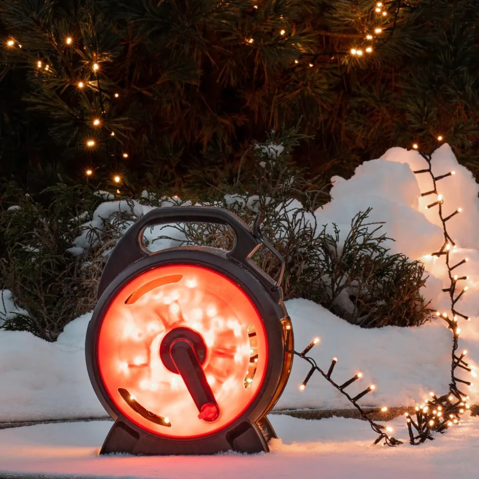 LED lichtketting Compact amber 1200LEDs 26,38m