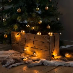 LED lichtketting gloeidraadoptiek barnsteen 10-l.