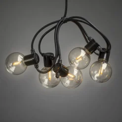 LED lichtketting gloeidraadoptiek barnsteen 10-l.