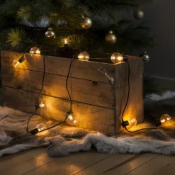 LED lichtketting gloeidraadoptiek barnsteen 10-l.