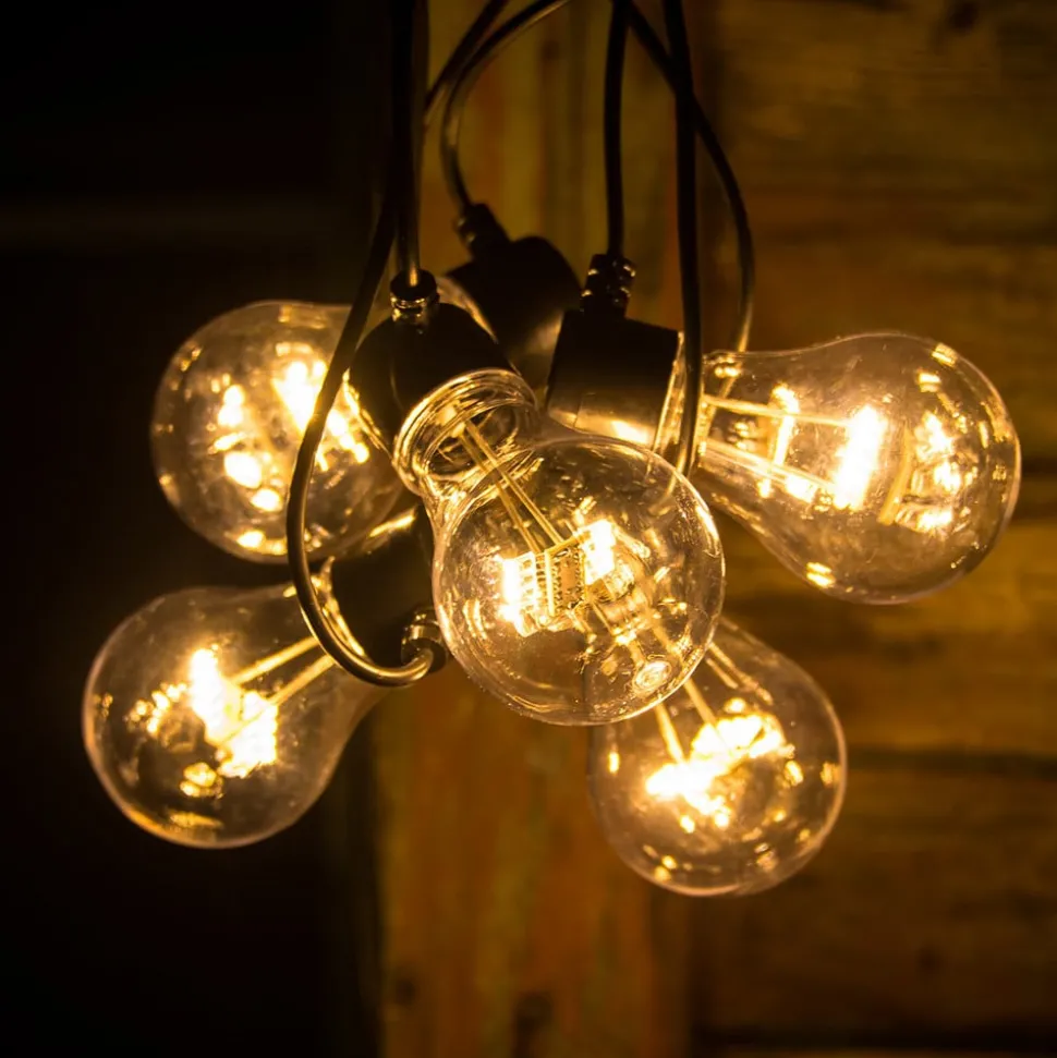 LED lichtketting gloeidraadoptiek barnsteen 5-l.