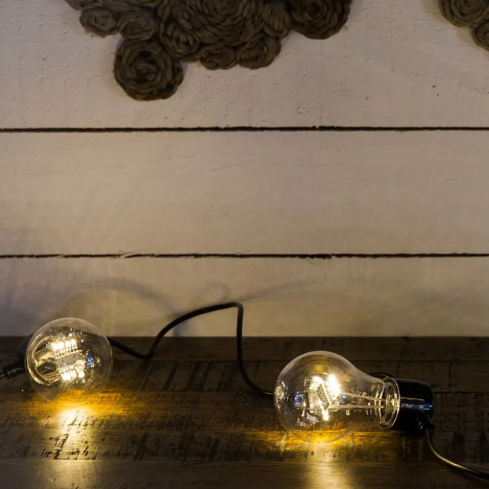 LED lichtketting gloeidraadoptiek barnsteen 5-l.