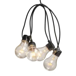 LED lichtketting gloeidraadoptiek barnsteen 5-l.