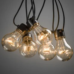 LED lichtketting gloeidraadoptiek barnsteen 5-l.