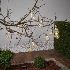 LED lichtketting Glow, helder, warmwit, 190 cm lang