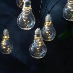 LED lichtketting Glow, helder, warmwit, 190 cm lang