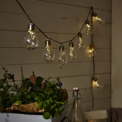 LED lichtketting Glow, helder, warmwit, 190 cm lang