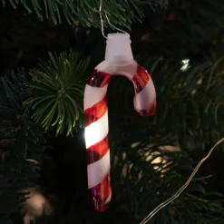 LED lichtketting Hannah Candy Cane rood