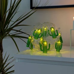 LED lichtketting Kakteen, op batterijen