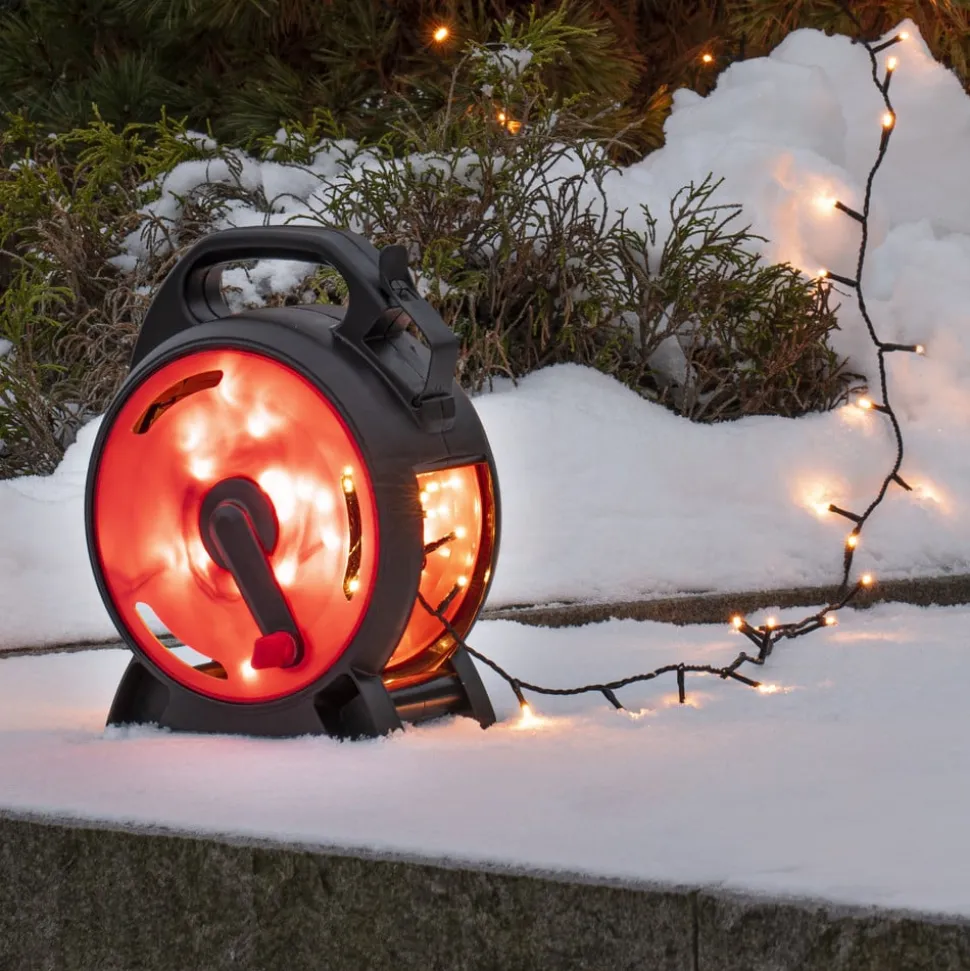 LED lichtketting Micro amber 800 vlammen 55,93m