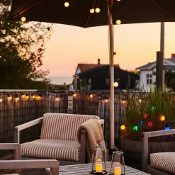 LED lichtketting op zonne-energie Lucas startset, mat