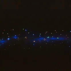 LED lichtketting op zonne-en Dew Drop, multicolor