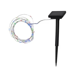 LED lichtketting op zonne-en Dew Drop, multicolor