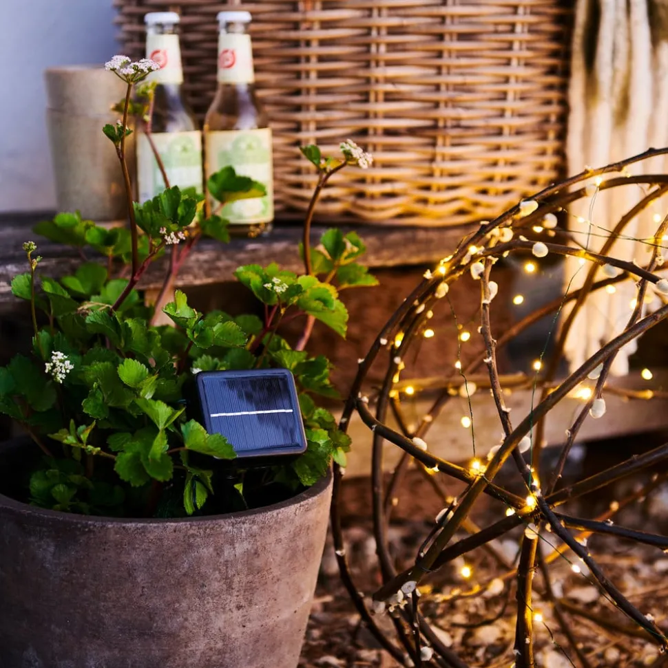 LED lichtketting op zonne-energie Knirke Solar 15,9 m 160 LED's