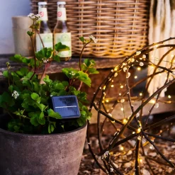 LED lichtketting op zonne-energie Knirke Solar 11,9 m 120 LED's