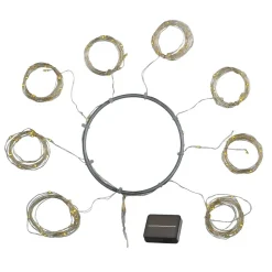 LED lichtketting op zonne-energie Knirke Solar Parasol 8 x 2m