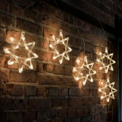 LED lichtketting 8-puntige sterren