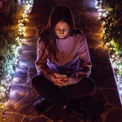 LED lichtketting Twinkly CCT, 250-fl. 20 m zwart