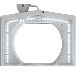 LED loeplamp MAULvitrum, wit, klem, metaal