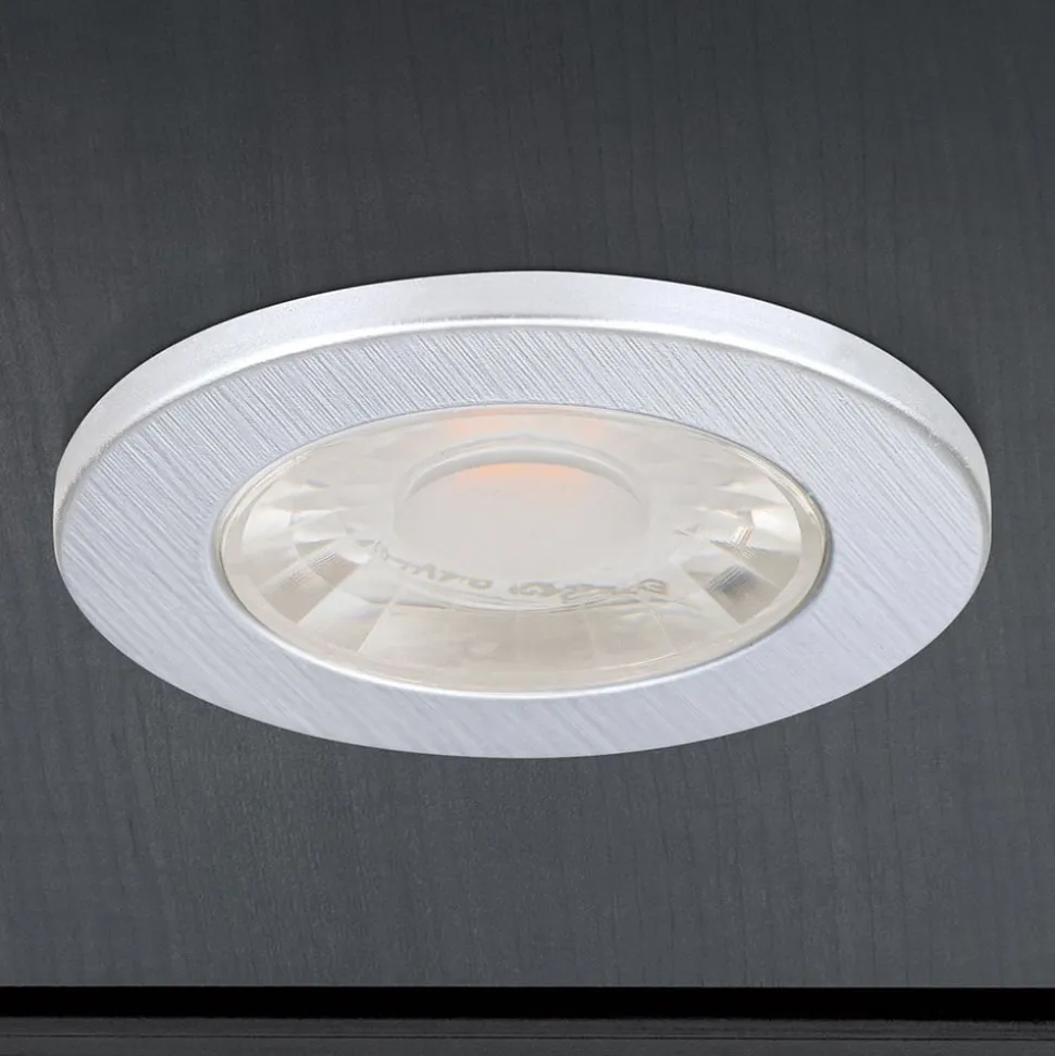 LED meubelinbouwspot Artist 3 per set zilver