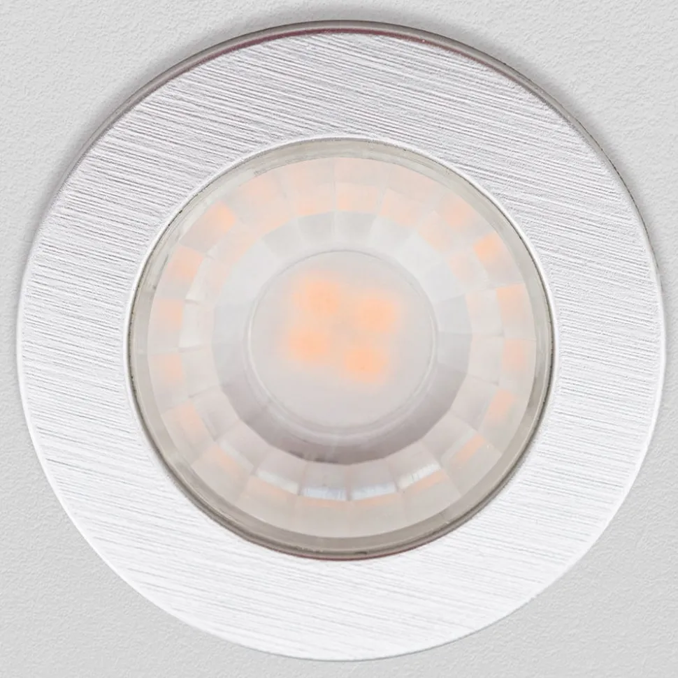 LED meubelinbouwspot Artist 3 per set zilver