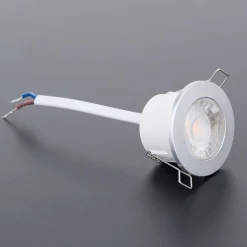 LED meubelinbouwspot Artist 3 per set zilver