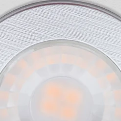 LED meubelinbouwspot Artist 3 per set zilver