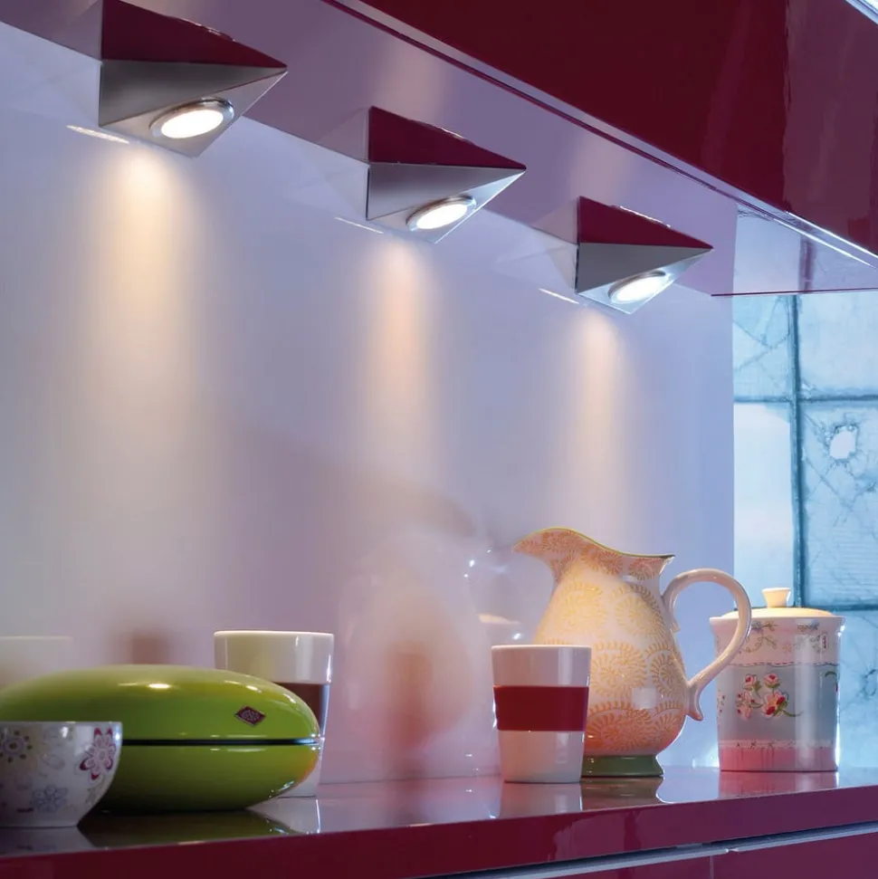 LED meubelverlichting Helena driehoek 3/set 3000K