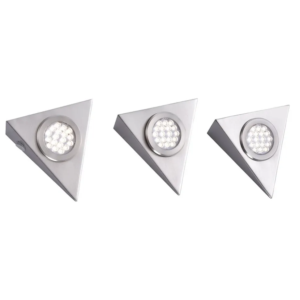 LED meubelverlichting Helena driehoek 3/set 3000K
