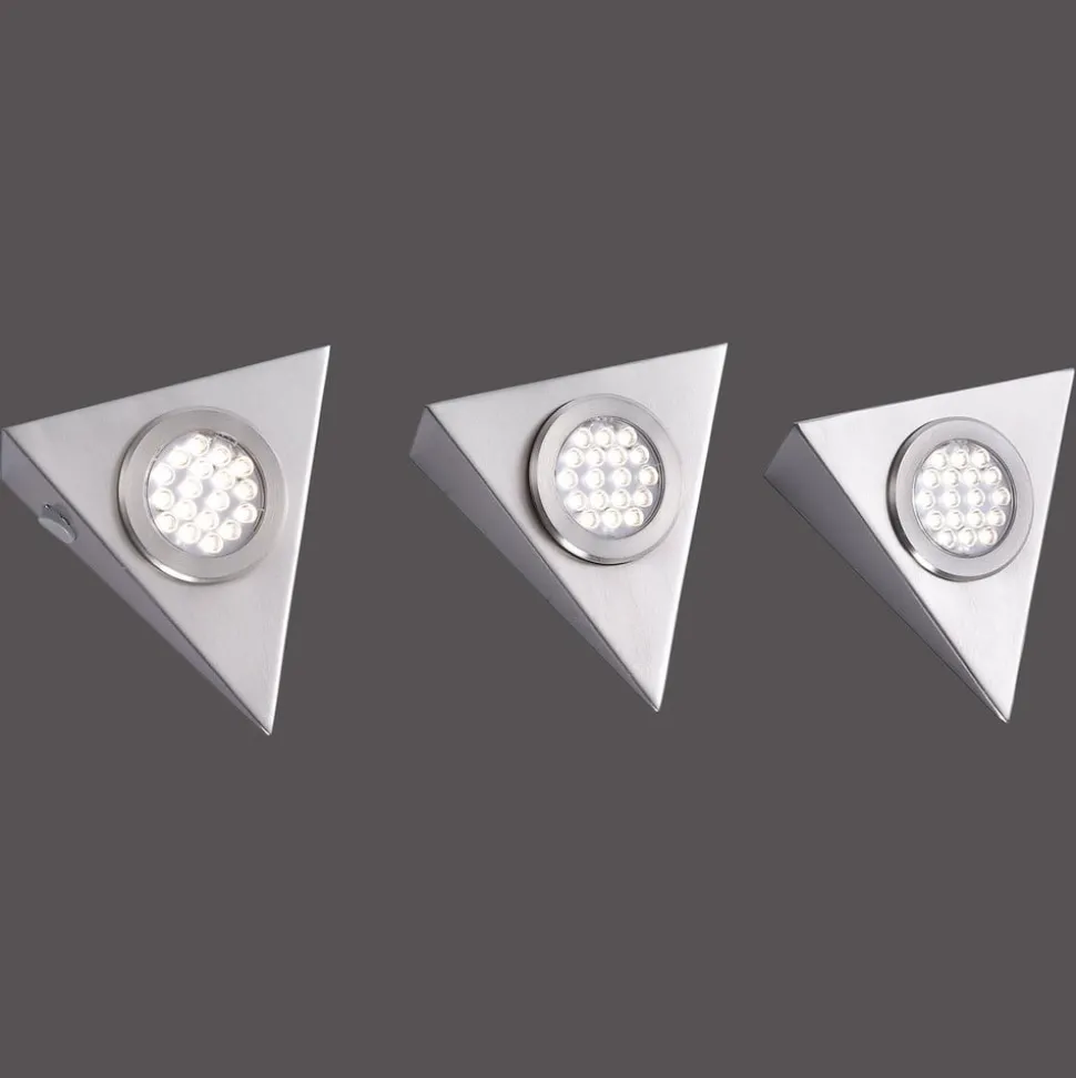 LED meubelverlichting Helena driehoek 3/set 3000K