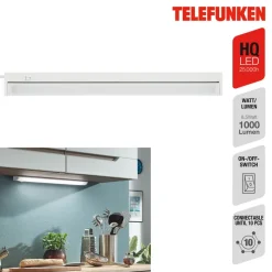 LED meubelverlichting Hestia, 4.000K, 1.000lm, wit