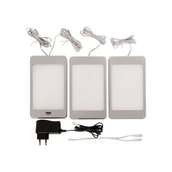 LED meubelverlichting Saskia 3 set, schakelaar