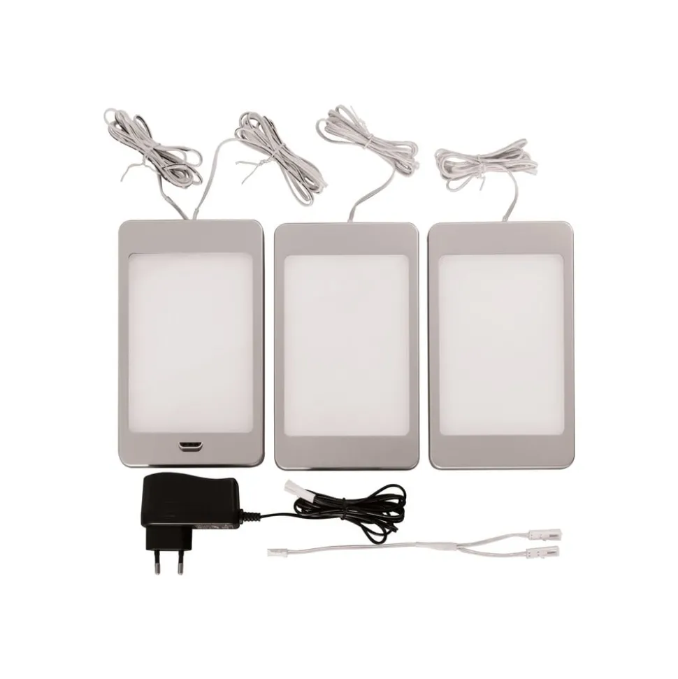 LED meubelverlichting Saskia 3 set, schakelaar