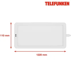 LED meubelverlichting Schu, sensor 22x11cm wit 840