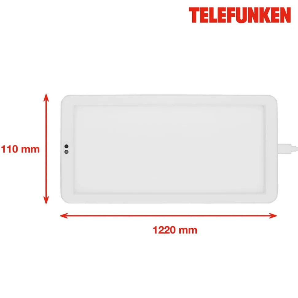 LED meubelverlichting Schu, sensor 22x11cm wit 840