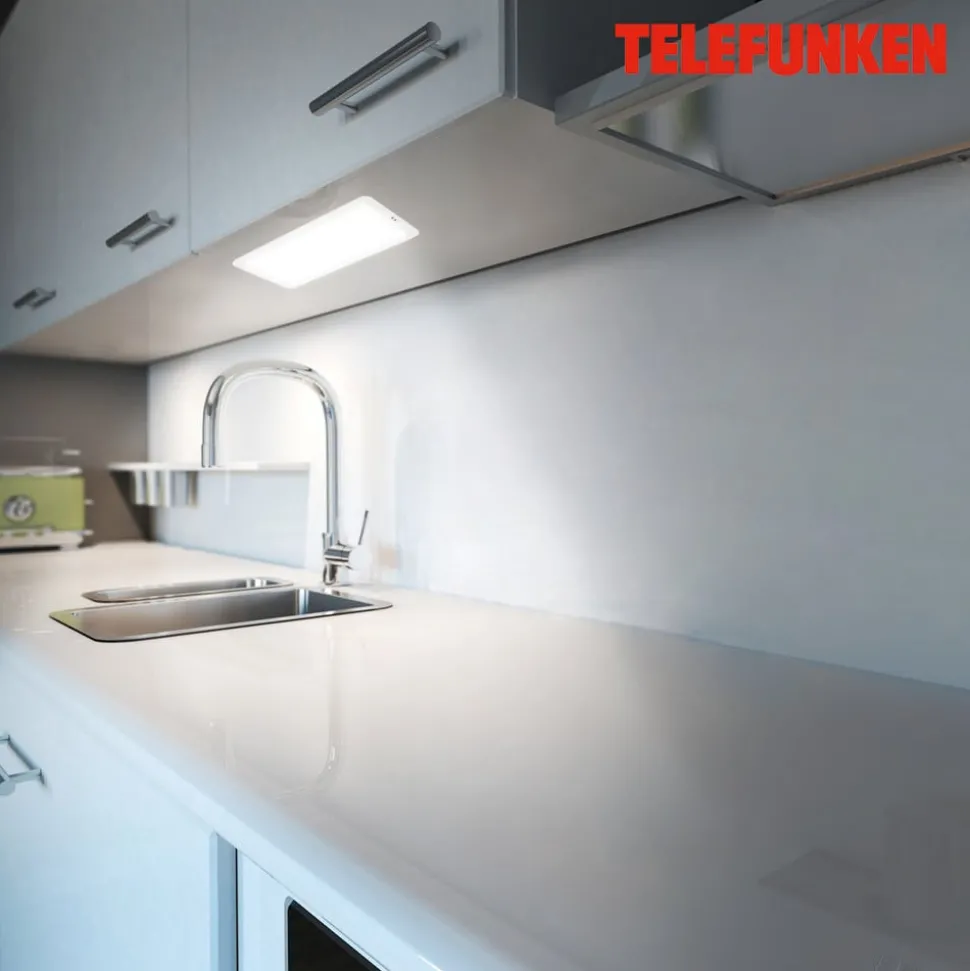 LED meubelverlichting Schu, sensor 22x11cm wit 840