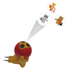 LED nachtlamp bosdieren, 3-voudig voor stopcontact