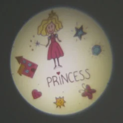 LED nachtlamp prinses, voor stopcontact