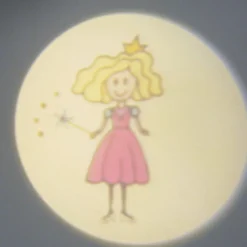 LED nachtlamp prinses, 3-voudig, voor stopcontact