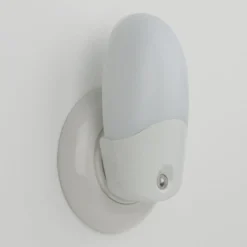 LED nachtlampje Oval met schemersensor