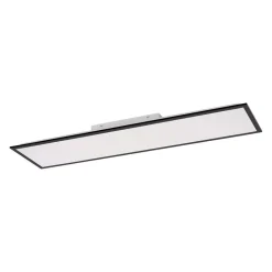 LED opbouwpaneel Flat CCT, zwart, 119 x 29 cm