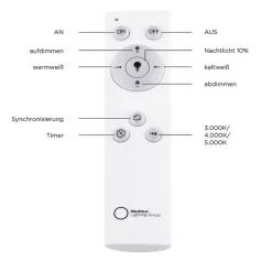 LED opbouwpaneel Flat CCT, zwart, 119 x 29 cm